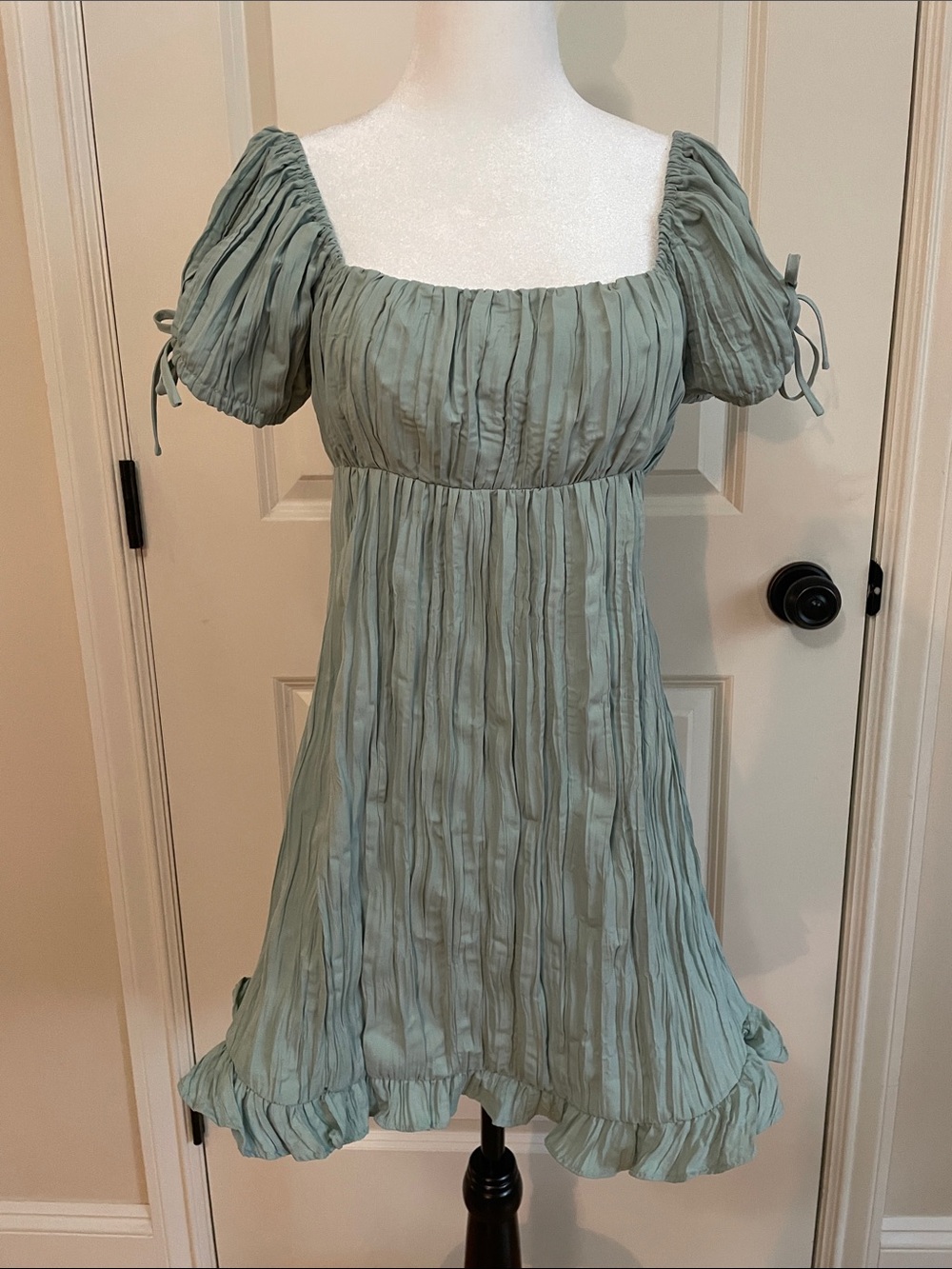 Sage green dress